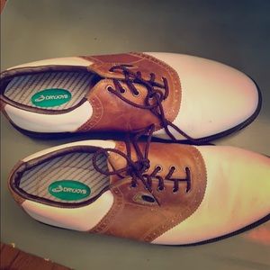 Dryjoy leather gold shoes 57662 10.5